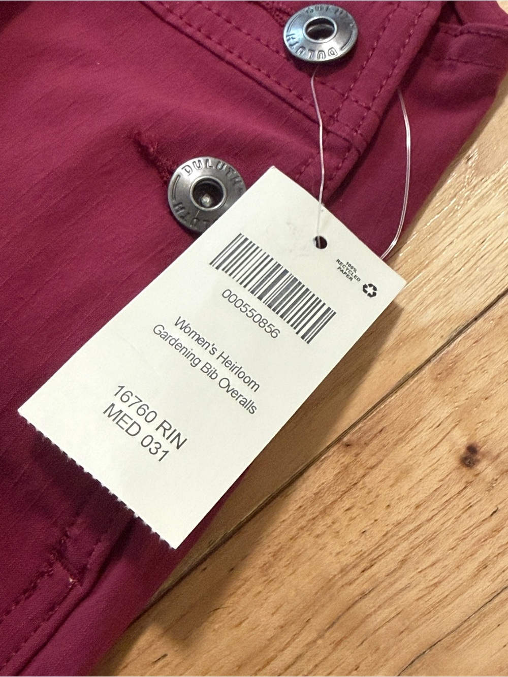 🌻Duluth Trading Co Burgundy Utility Cargo Overalls - Picture 3 of 10